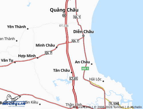 Mapa MICHELIN Diễn Thọ - ViaMichelin