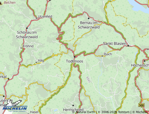 Mapa MICHELIN Todtmoos - ViaMichelin