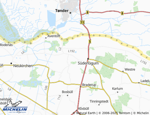 MICHELIN Wimmersbüll map - ViaMichelin