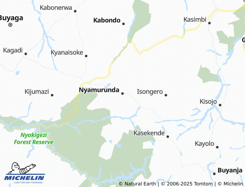 MICHELIN Nyamurunda map - ViaMichelin