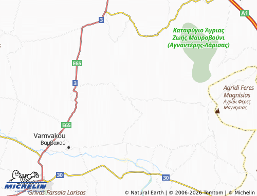 MICHELIN Skotoussa map - ViaMichelin