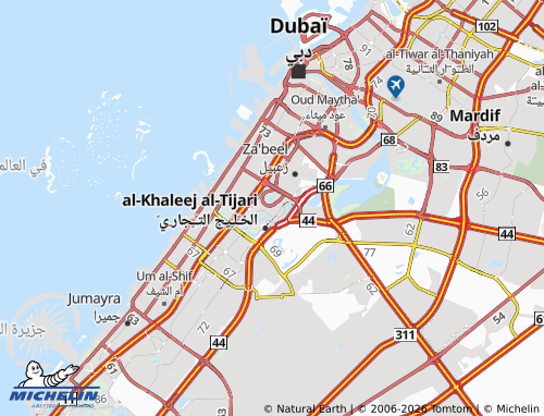 Mapa MICHELIN Burj Khaleefah - ViaMichelin