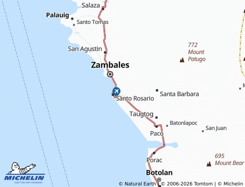 MICHELIN Dirita-Baloguen map - ViaMichelin