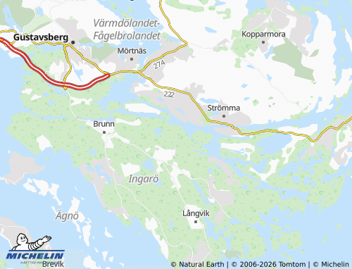 Mappa MICHELIN Ingaröstrand - ViaMichelin