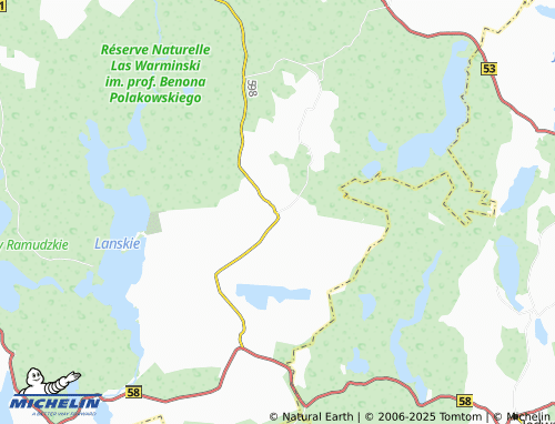 MICHELIN Butryny map - ViaMichelin