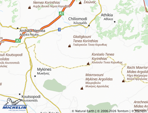Mapa MICHELIN Stefani - ViaMichelin