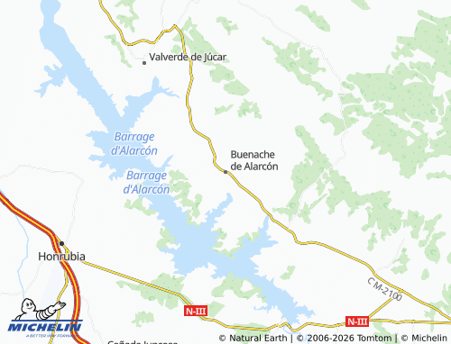 Mapa MICHELIN Buenache de Alarcón - ViaMichelin