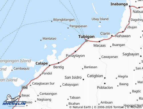 MICHELIN Cahayag map - ViaMichelin