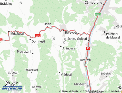 Mappa MICHELIN Aninoasa - ViaMichelin