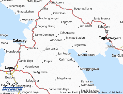 MICHELIN Hinabaan map - ViaMichelin