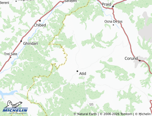 Carte MICHELIN Cușmed - ViaMichelin