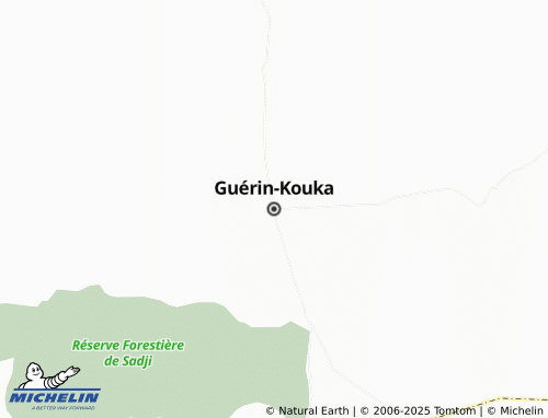 MICHELIN Guerin-Kouka map - ViaMichelin