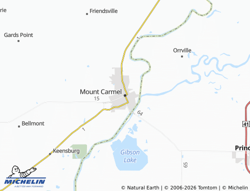 Mappa MICHELIN Mount Carmel - ViaMichelin