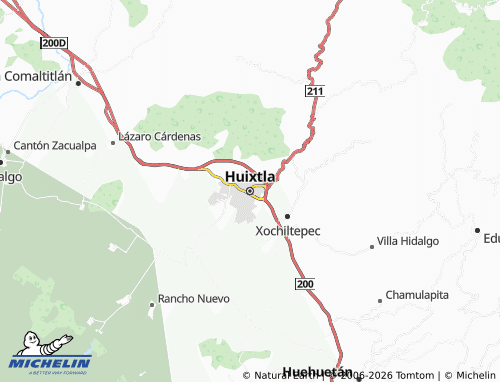 Kaart MICHELIN Huixtla - ViaMichelin