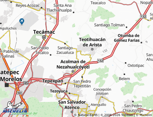 Mapa MICHELIN Atlatongo - ViaMichelin