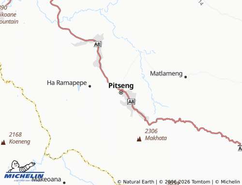 Mapa MICHELIN Pitseng - ViaMichelin