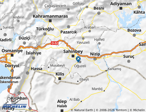 MICHELIN Şahinbey map - ViaMichelin