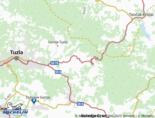 MICHELIN Požarnica map - ViaMichelin
