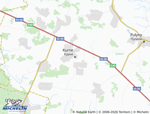 Mapa MICHELIN Kurne - ViaMichelin