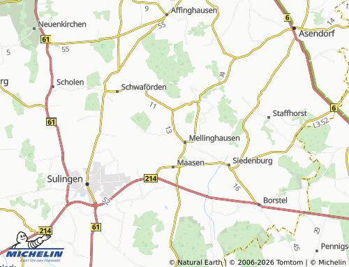 MICHELIN Ohlendorf map - ViaMichelin