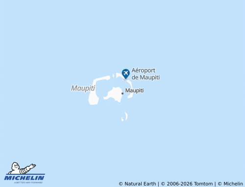 MICHELIN Maupiti map - ViaMichelin
