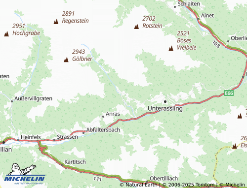 MICHELIN Vergein map - ViaMichelin