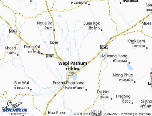 Mapa MICHELIN Nong Thum - ViaMichelin