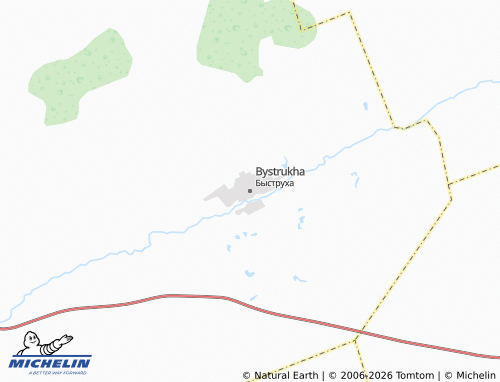 MICHELIN-Landkarte Bystrukha - ViaMichelin