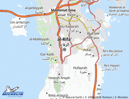 Mappa MICHELIN al-Rifa' - ViaMichelin