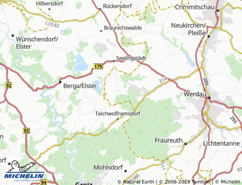 MICHELIN-Landkarte Walddorf - ViaMichelin
