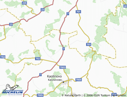 Mapa MICHELIN Branichevo - ViaMichelin