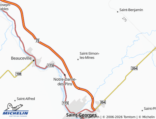 Mappa MICHELIN Saint-Simon-les-Mines - ViaMichelin