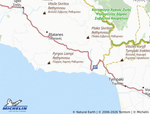 Mapa MICHELIN Melampes - ViaMichelin