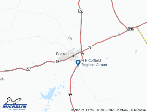 Kaart MICHELIN Rockdale - ViaMichelin