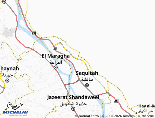 MICHELIN El Haradna map - ViaMichelin