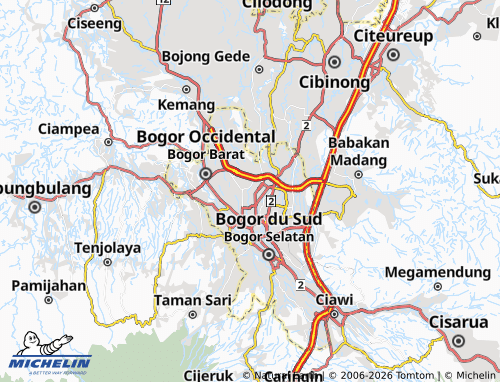 Mapa MICHELIN Kebon Pedes - ViaMichelin
