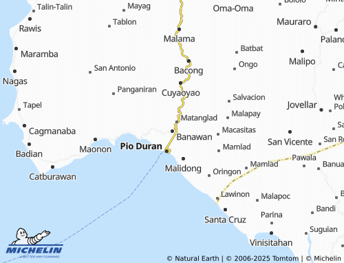 MICHELIN Banawan map - ViaMichelin