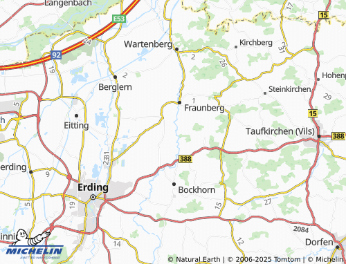 Mapa MICHELIN Grafing - ViaMichelin