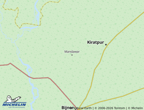 MICHELIN Mandawar map - ViaMichelin