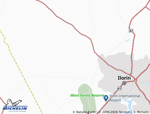 MICHELIN Okepete map - ViaMichelin