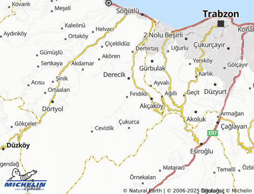 Mapa MICHELIN Fındıklı - ViaMichelin