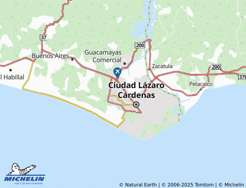 MICHELIN Pescadores map - ViaMichelin