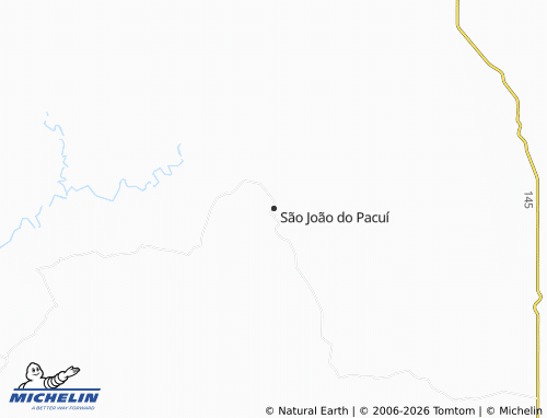 Mapa MICHELIN São João do Pacuí - ViaMichelin