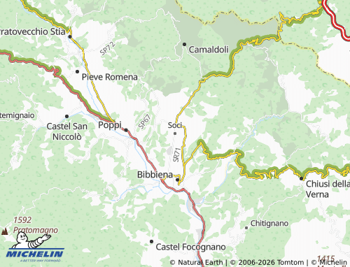 MICHELIN Soci map - ViaMichelin