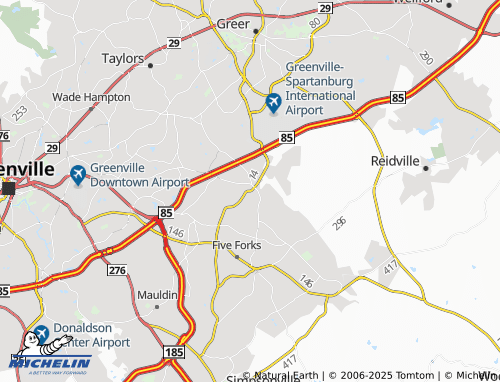 MICHELIN-Landkarte Batesville - ViaMichelin