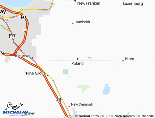 Mappa MICHELIN Poland - ViaMichelin