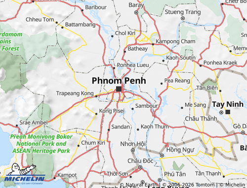 Mappa MICHELIN Mean Chey - ViaMichelin