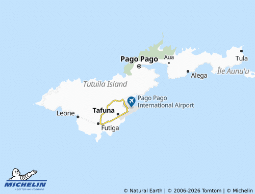 Carte MICHELIN Nu'uuli - ViaMichelin
