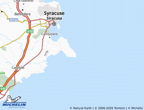 MICHELIN Isola map - ViaMichelin