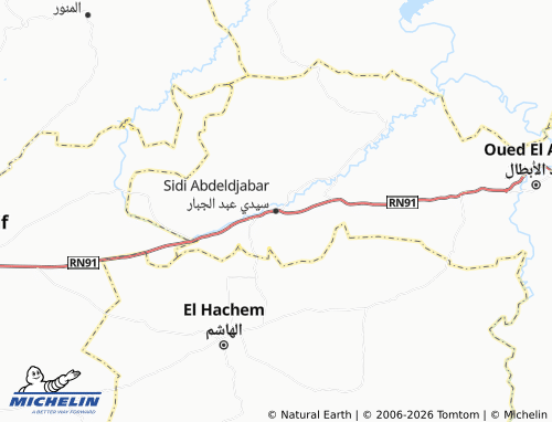 MICHELIN Seedi Abd al-Jabbar map - ViaMichelin